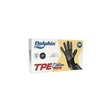 Dolphin Tpe Eldiven Siyah 100Lü Small - Tek Kullanımlık Eldiven - 5 Adet