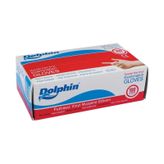 Dolphin Vinil Pudrasız Muayene Eldiven Beyaz