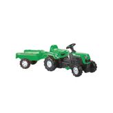 Dolu Oyuncak Romorklu Traktor - Yeşil