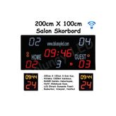 Dolunay LED 200 x 100 cm Salon Skorbord