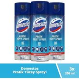 Domestos Pratik Yüzey Spreyi 200 ml 3'lü Set