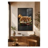 Döner Kebap Sandviç Temperli Cam Tablo