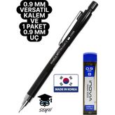 Dong-A 0.9 mm Versatil Kalem ve 1 Paket 0.9 mm Uç - Çok Renkli