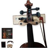 Donizetti Keman Stand - Tel Takımı - Reçine Rosin - Köprü Tam Boy - Ahşap Susturucu Full Aksesuar Seti