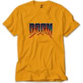 Doom Vintage Sarı Tişört Liyada