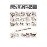 Dopar Deri Damgalama Zımbası Seti Craft 12’li Paslanmaz Çelik