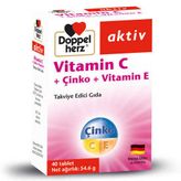 Doppelherz Vitamin C + Çinko + Vitamin E 40 Tablet