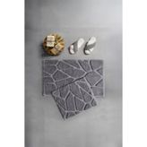 Doqu Home Grano Banyo Paspas Seti Antrasit