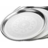 Dora Shopping Paslanmaz Çelik Sini 80CM Sofra Yemek Tepsisi Süper Kromajlı - Standart