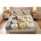 Dore Lastikli Çarşaf, Bej, King Size
