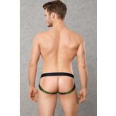 Doreanse 1262 Siyah Yeşil Erkek String