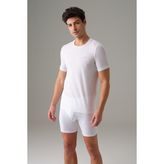 Doreanse Beyaz Erkek Pamuk Kumaş Tişört - 2XL