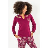 DoReMi Bayan Pijama Takımı,Bordo M,9900570536400