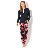 Doremi Kadın Siyah Pijama Takımı