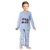 Doremi Mavi Melanj Erkek Çocuk Pijama Takımı