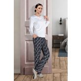 Doremi White-black Bayan Pijama Takımı