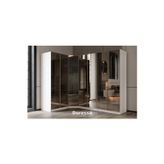 Doressa Home Bend Moon 7 Kapılı Reflekte Camlı Köşe Gardırop