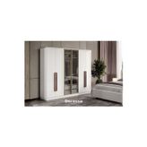 Doressa Home Bond White 6 Kapılı Gardırop