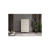 Doressa Home Cast Walnut 3 Kapılı Gardırop