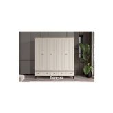 Doressa Home Cast Walnut 5 Kapılı Gardırop