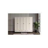 Doressa Home Duns Moon 6 Kapılı Gardırop