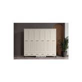 Doressa Home Hima Moon 6 Kapılı Gardırop