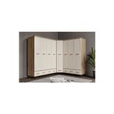 Doressa Home Hima Walnut Köşe Gardırop