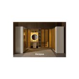 Doressa Home Marle Lux Reflekte Camlı Köşe Gardırop