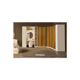 Doressa Home Marle Reflekte Camlı Köşe Gardırop