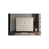 Doressa Home Merz Walnut 6 Kapılı Gardırop
