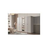 Doressa Home Mony Beige 5 Kapılı Gardırop
