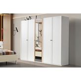 Doressa Home Mony White 5 Kapılı Gardırop Beyaz