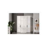 Doressa Home Pita White 4 Kapılı Gardırop