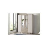 Doressa Home Preta 4 Kapılı Gardırop