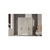 Doressa Home Rent Beige 4 Kapılı Gardırop