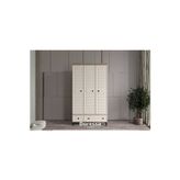 Doressa Home Risk Walnut 3 Kapılı Gardırop