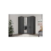 Doressa Home Vote Grey 4 Kapılı Köşe Gardırop