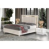 Doressa Penta White Bazalı Karyola - 160 x 200 - Krem
