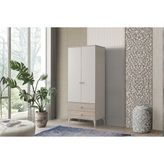 Doressa Preta 2 Kapılı Gardırop - Krem