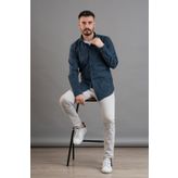 Dorss Desenli Slimfit Kışlık Erkek Gömlek