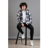 Dorss Ekoseli Slimfit Kışlık Erkek Gömlek