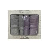 Dory Best Set (Hamam Takımı) Lila-Gri
