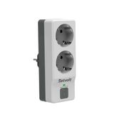 Dotvolt İkili Akım Korumalı Priz Beyaz