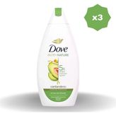 Dove Avakado Shower Duş Jeli 450 ml - (3 Adet)