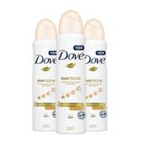 Dove Eventone 3x150 ml Kadın Deodorant Sprey