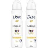 Dove Invisible Dry 2x150 ml Kadın Deodorant