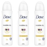 Dove Invisible Dry 3x150 ML Kadın Sprey Deodorant