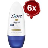 Dove Original 6x50 ml Kadın Roll-On Deodorant