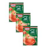 Dr. Oetker Jel Bitkisel Çilek Aromalı 100 gr x 3 Adet