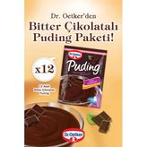 Dr. Oetker Puding Bitter Çikolatalı 12'Li